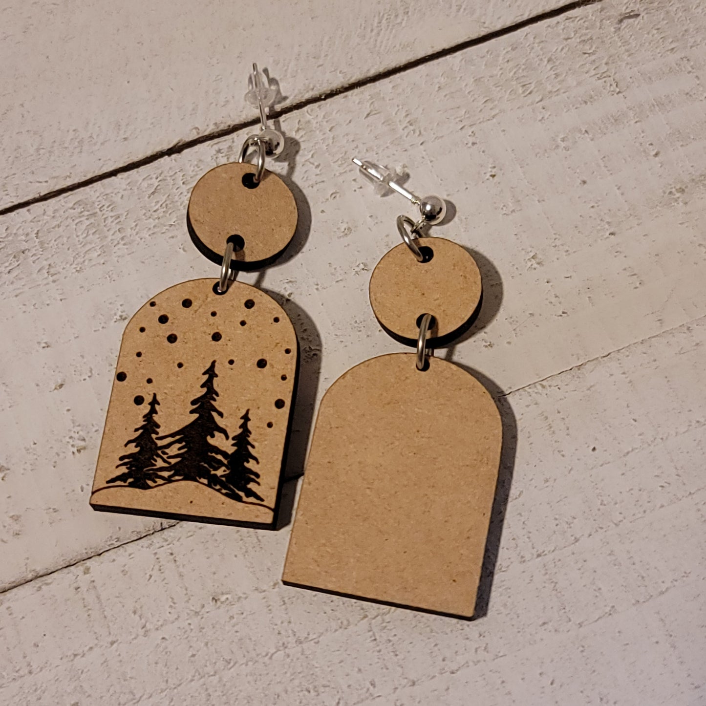 Christmas Tree Dangle Earrings
