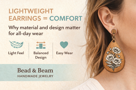 Why Lightweight Earrings Are the Secret to All-Day Wear (And How We Design for Comfort)