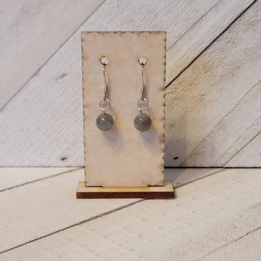 Handmade Labradorite Drop Earrings