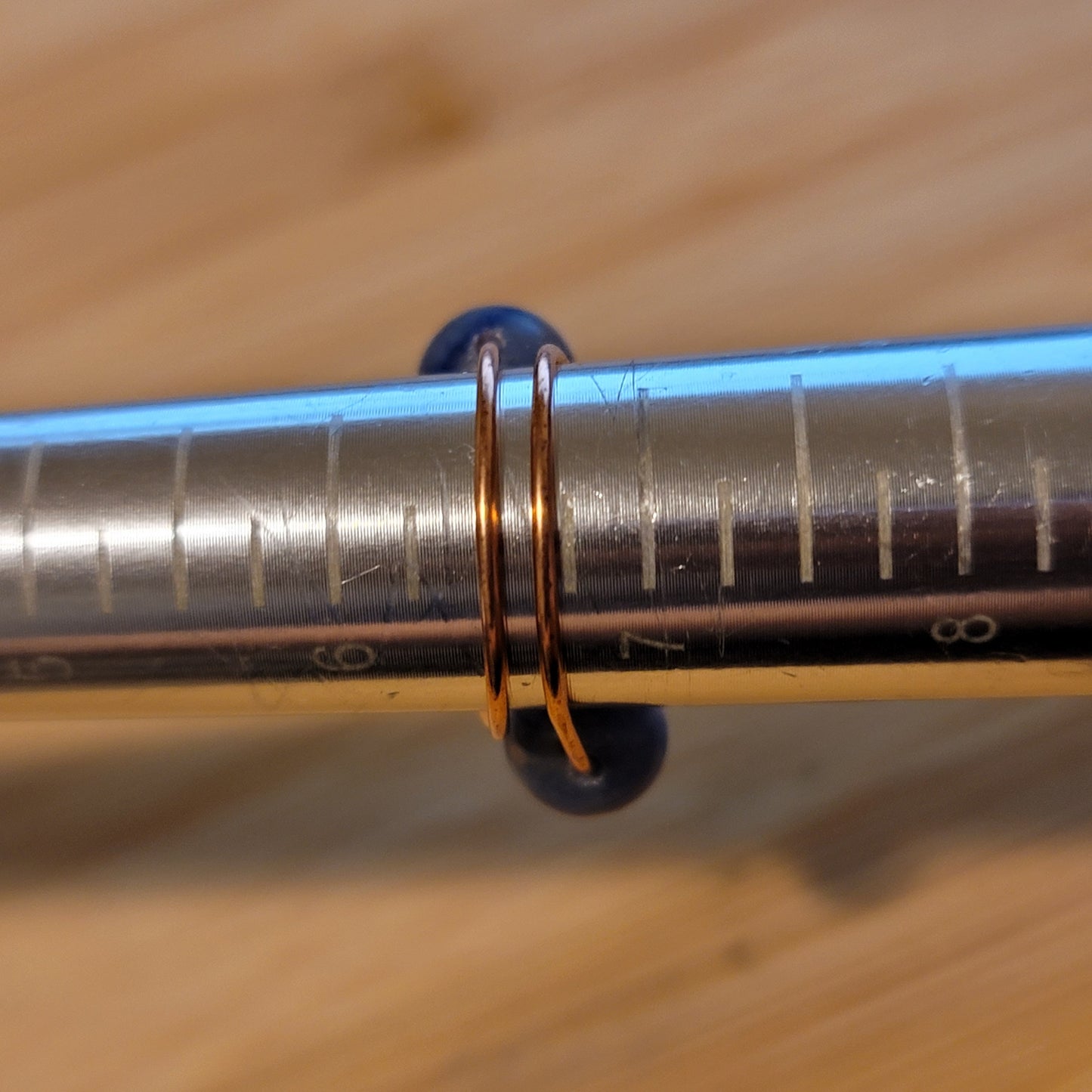 Handmade Copper Wire Wrapped Gemstone Rings – Multiple Sizes Available