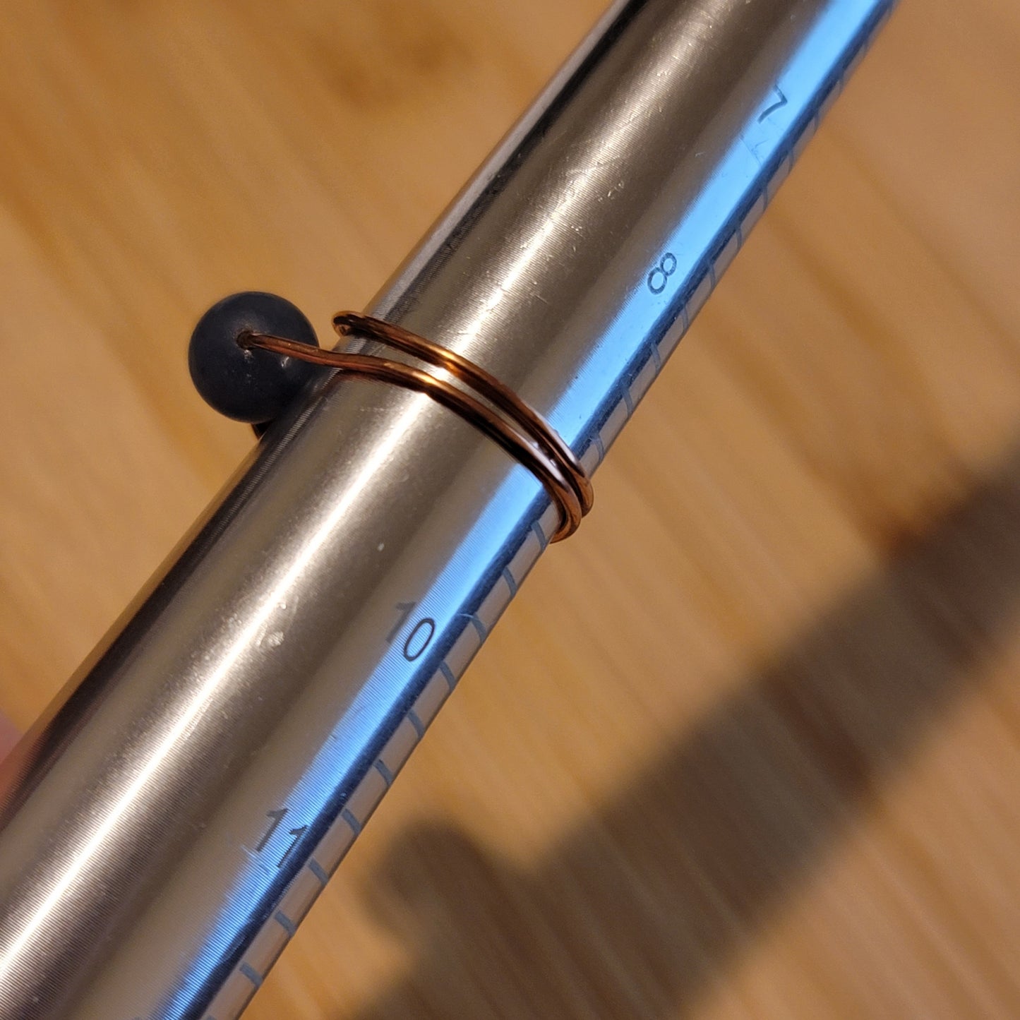 Handmade Copper Wire Wrapped Gemstone Rings – Multiple Sizes Available