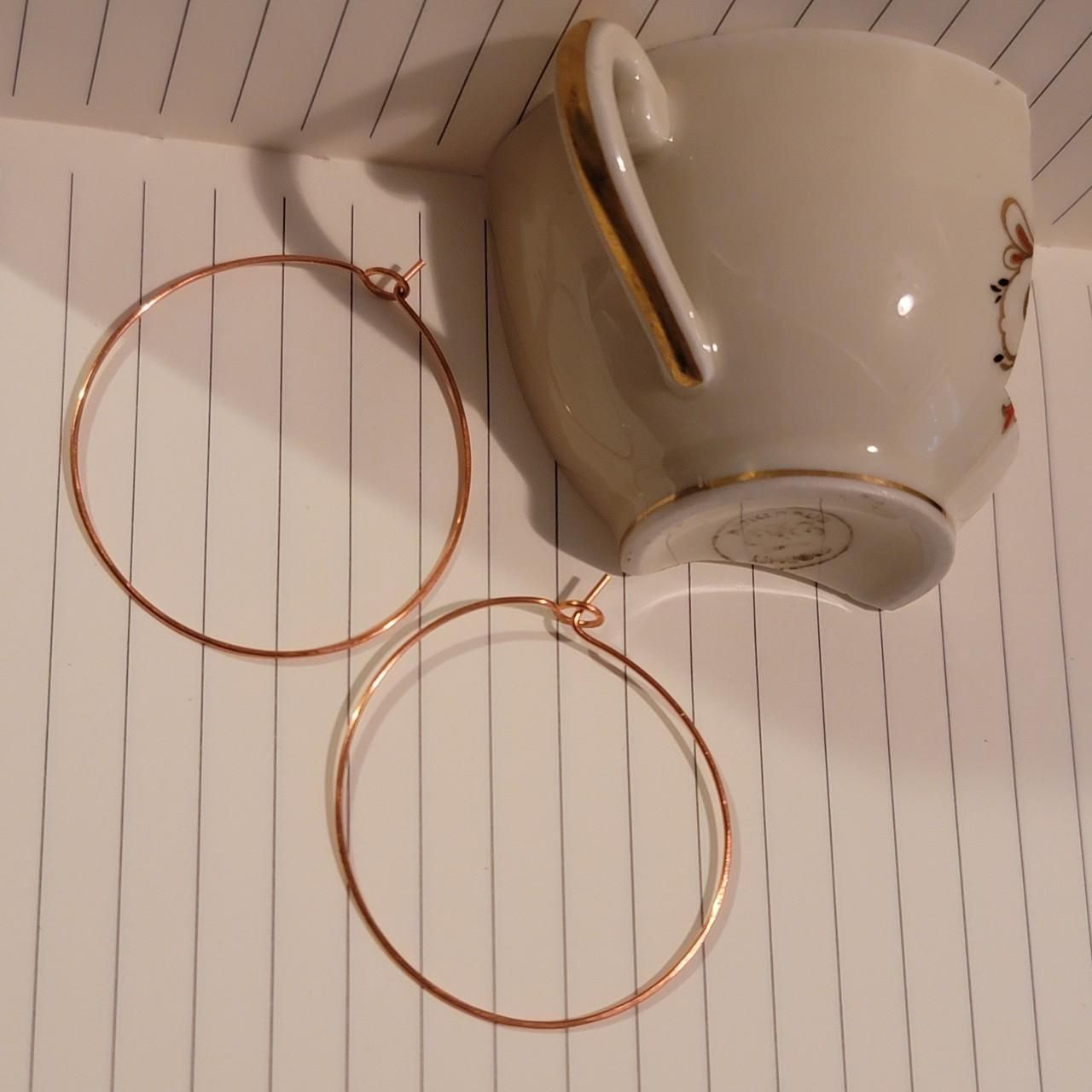 Handmade Copper Hoop Earring