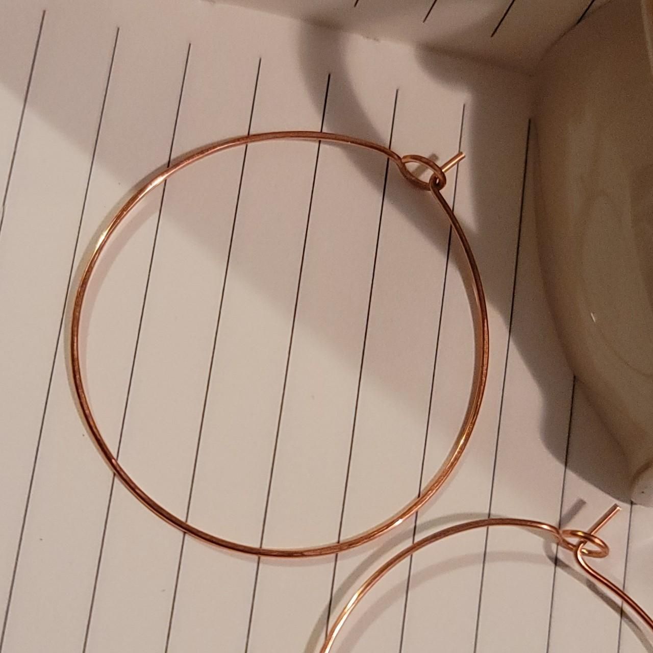 Handmade Copper Hoop Earring